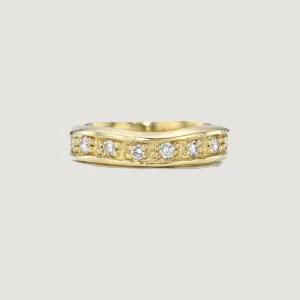 002 Organic Gold Eternity Band