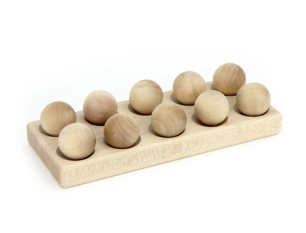 10 pc. 1" Wood Balls   Bag