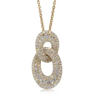 18ct Yellow Gold Diamond Pendant