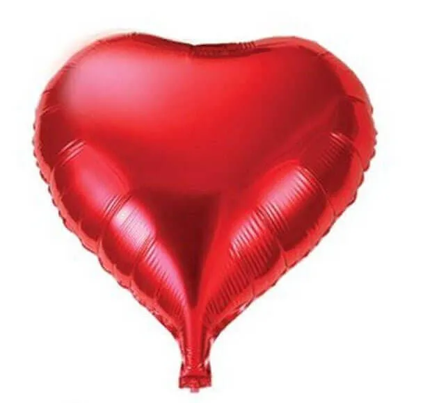 18" Red Heart Mylar Balloons #276