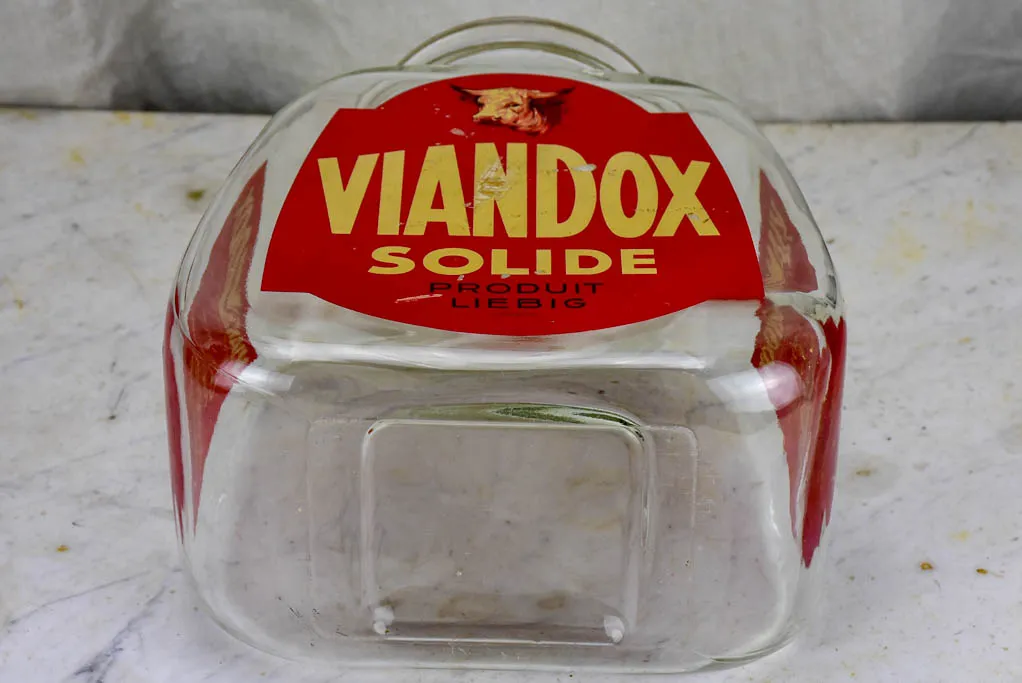 1940's Viandox jar - French stock bouillon cubes