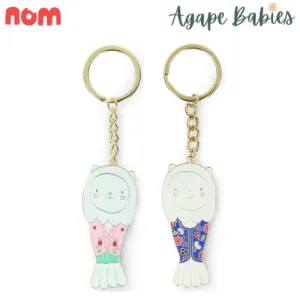 [2 Pack] Nom Merlion Outfit Keychain - 2 Designs