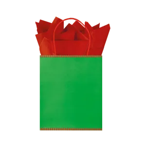 2-Tone Kraft Gift Bag - Christmas Mix