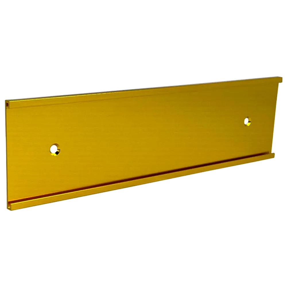 2X8 Gold Metal Wall Holder