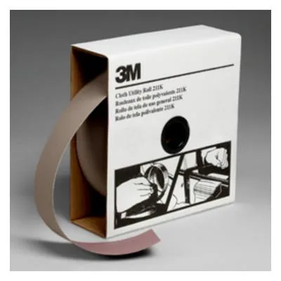 3M™ 211K Utility Cloth Rolls, 2 in, 50 yd, 240 Grit, 051144-05044