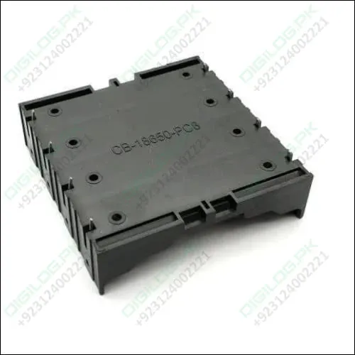 4 Cell Lithium Ion 3.7v 18650 Battery Holder Case Box