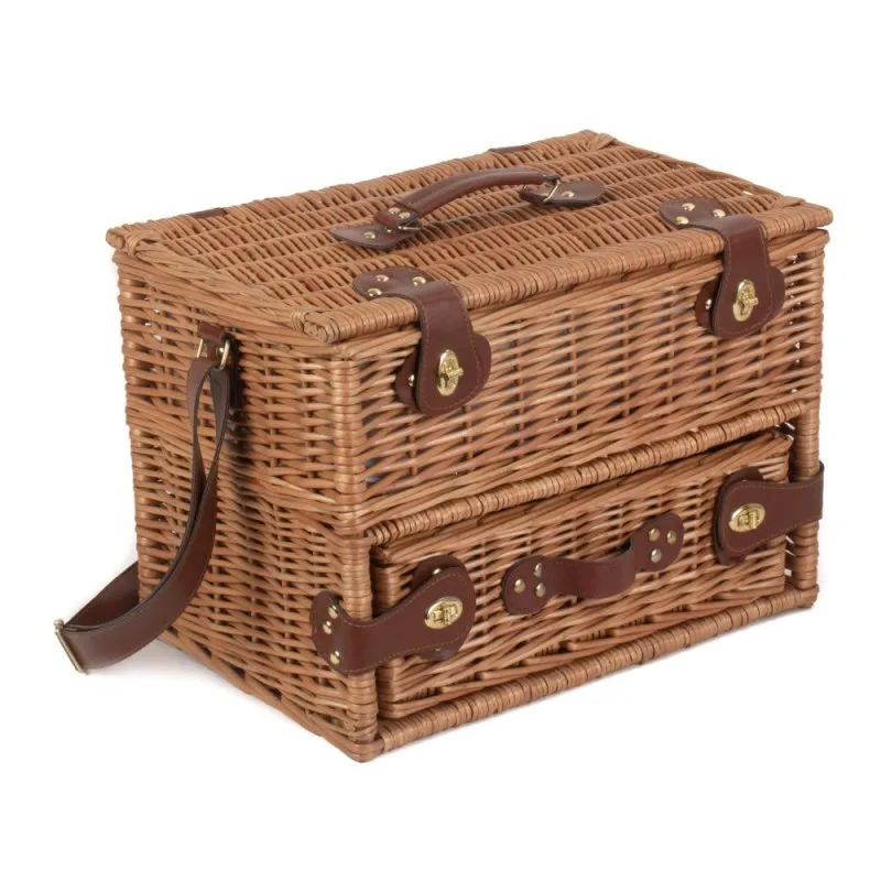 4 Person Fitted Picnic Basket with Drawers