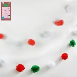 4m Decorative Puff Garland