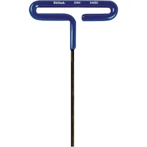 54680 Eklind Cush Grip T Shaped Hex Key,8mm-6" Arm