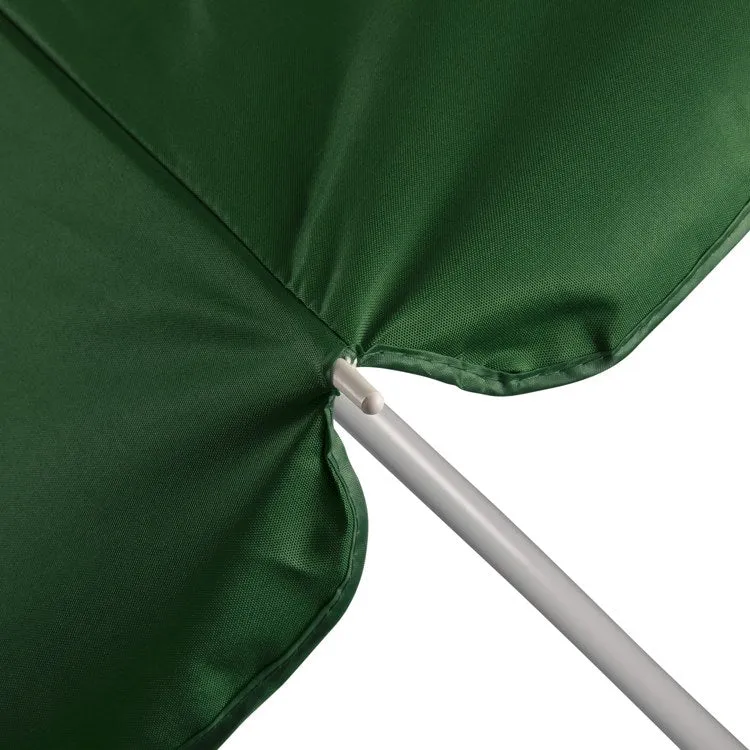 5.5 ft. Portable Beach Umbrella, Hunter Green