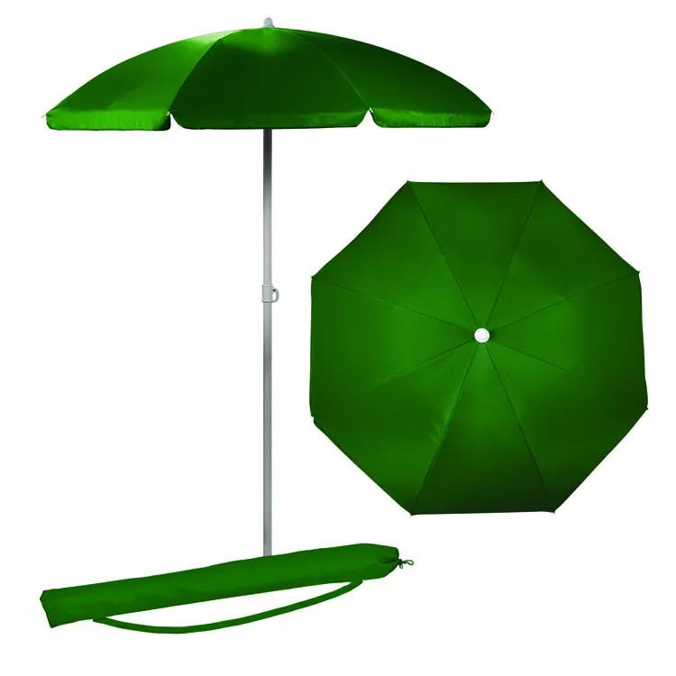 5.5 ft. Portable Beach Umbrella, Hunter Green