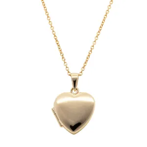 9ct Yellow Gold Heart Locket