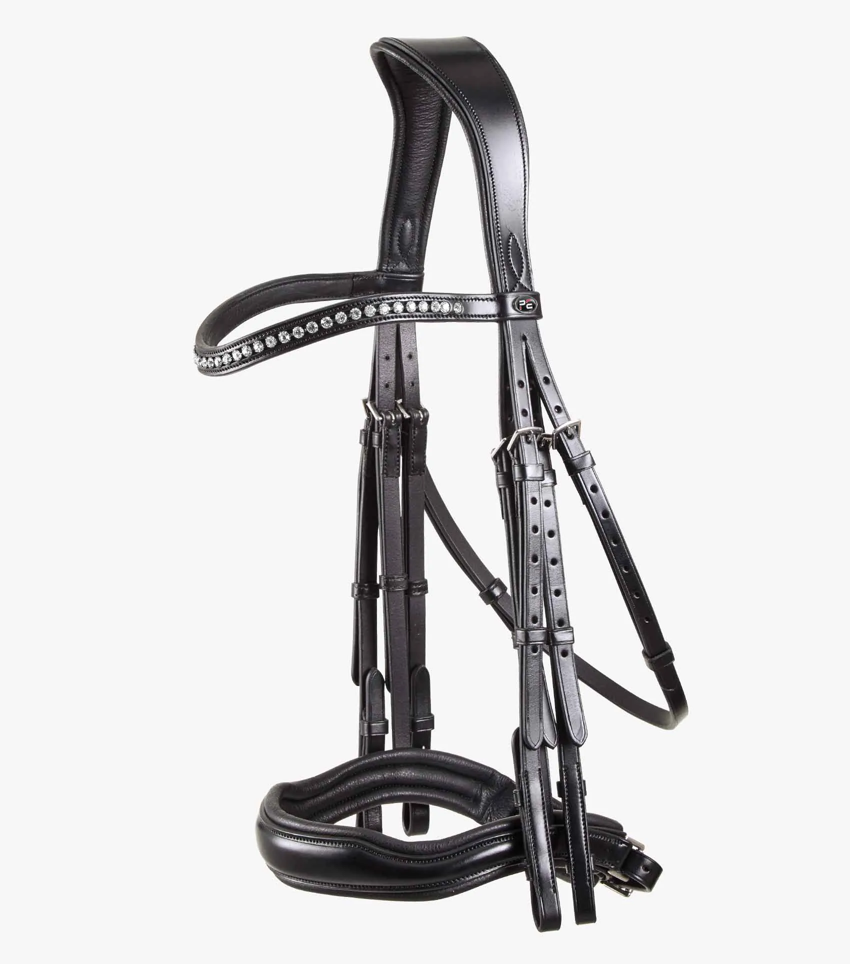 Abriano Anatomic Double Bridle Black