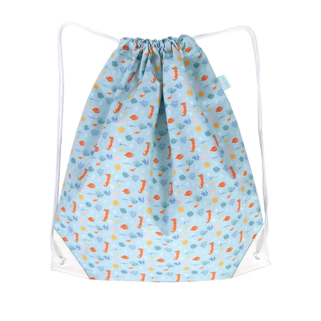 ACORN KIDS - TROPICAL REEF SWIM BAG: AQUA/MULTI