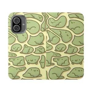 Adorable Frog Shapes Phone Case for Flip Cover