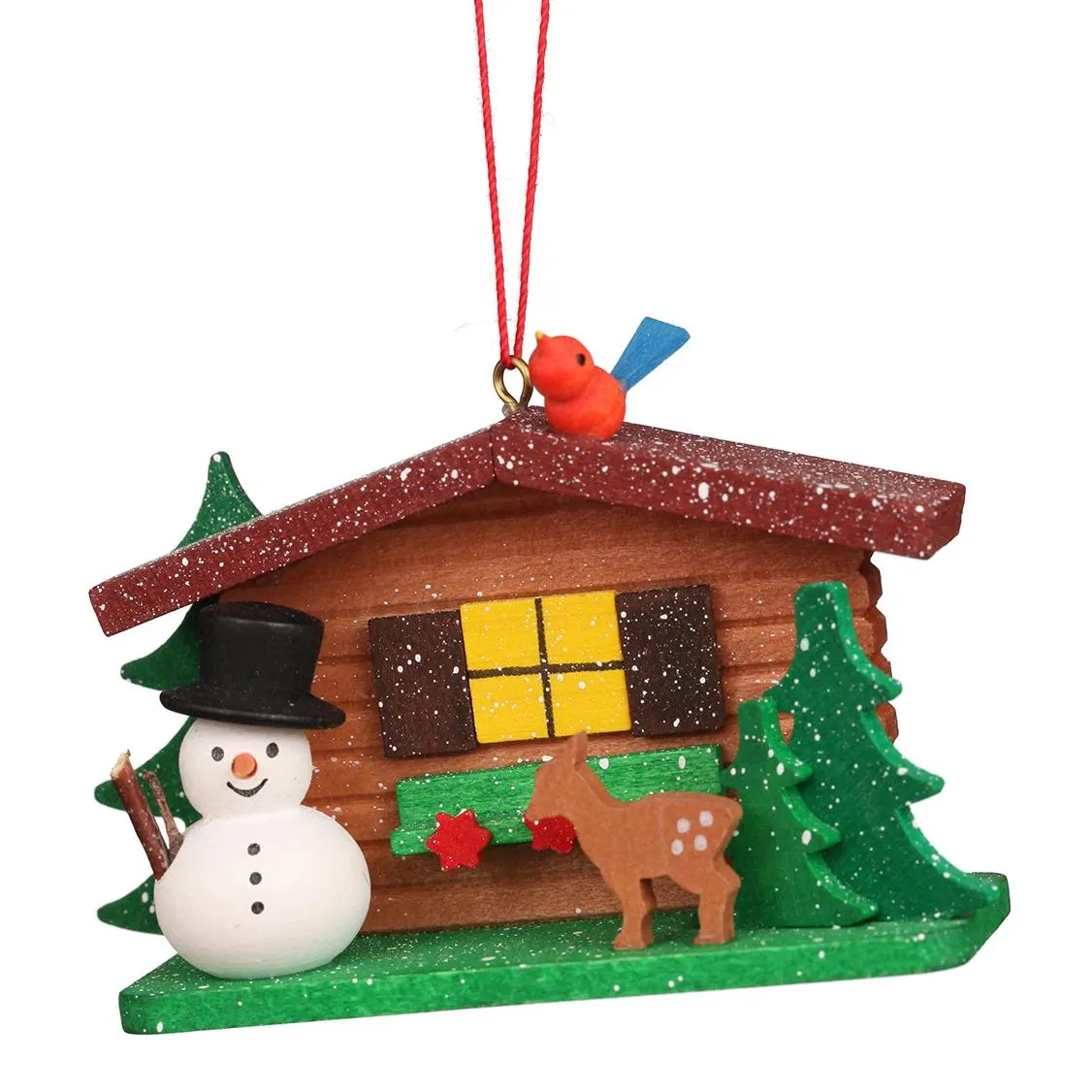 Alpine snow Lodge - Christmas tree decoration (Pre-Order Item)