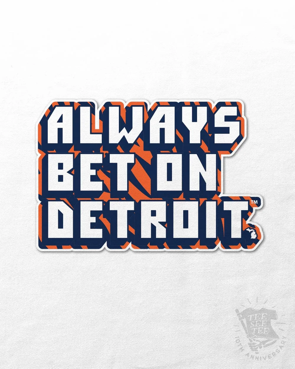 Always Bet On Tigers™ UV Coated Sticker | Tee See Tee Exclusive