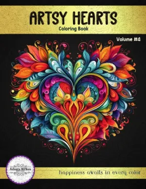 Artsy Hearts Coloring Book Volume 4