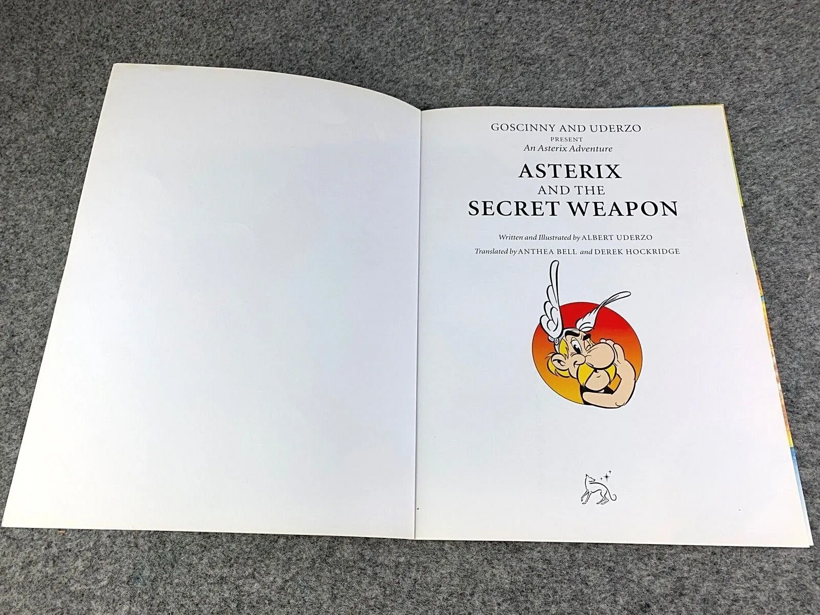 Asterix & Secret Weapon - 2000s Orion/Sphere UK Edition Paperback Book EO Uderzo