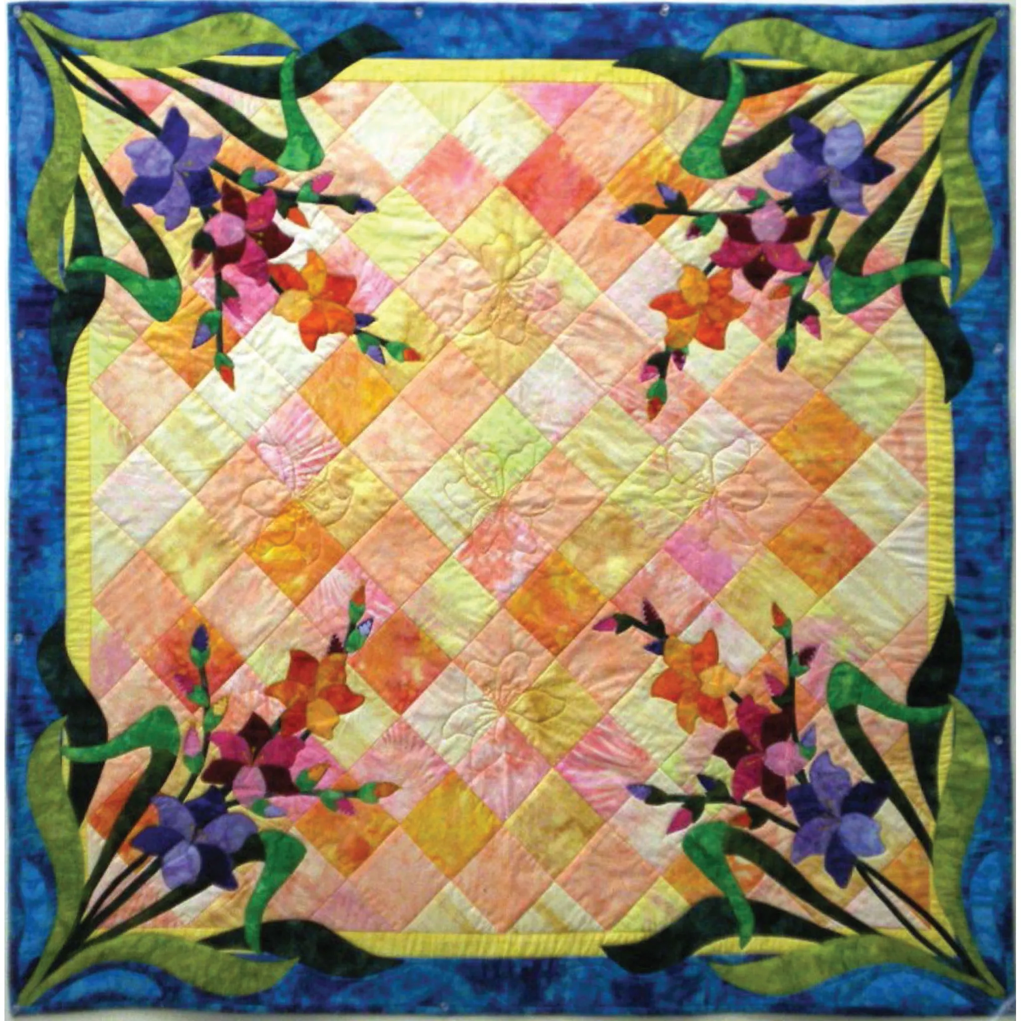 August Gladiola Quilt MGD-807e - Downloadable Pattern