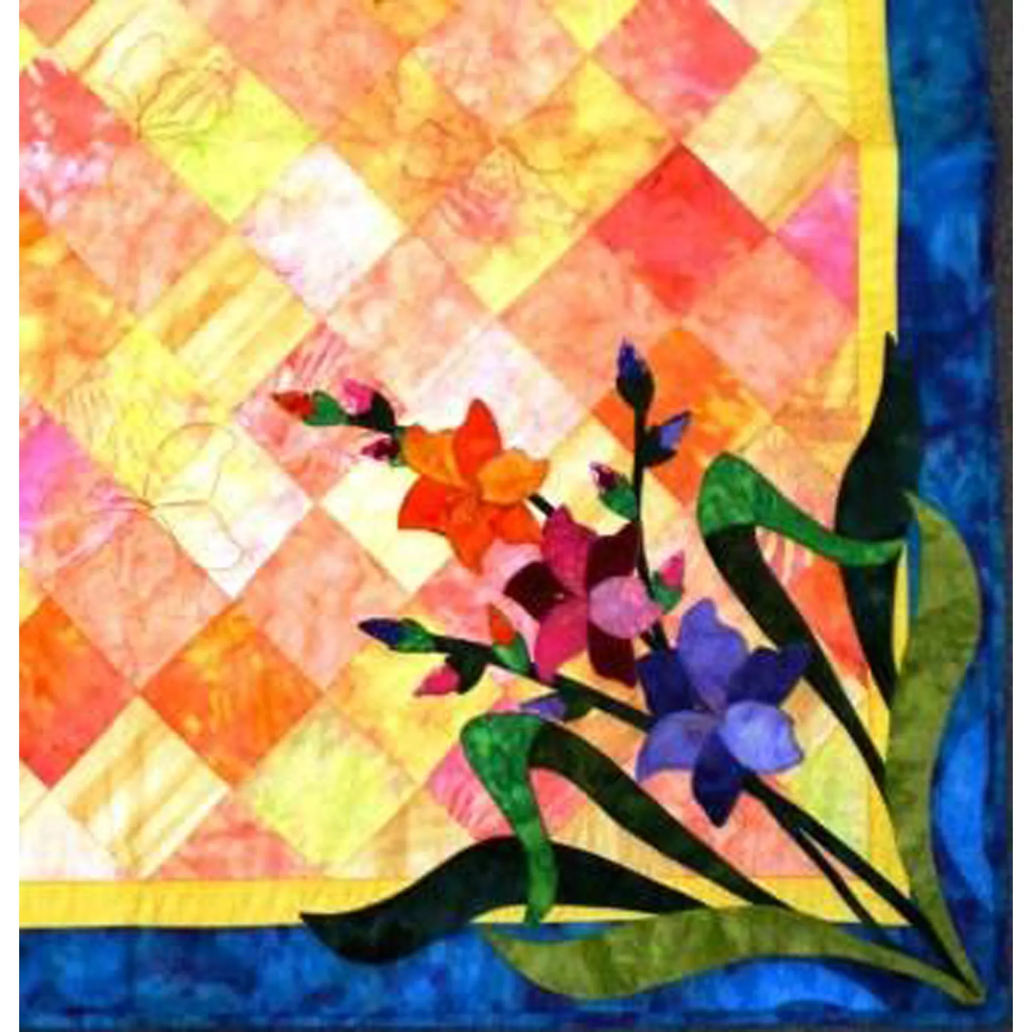 August Gladiola Quilt MGD-807e - Downloadable Pattern