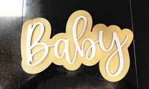 Baby Wooden Sign