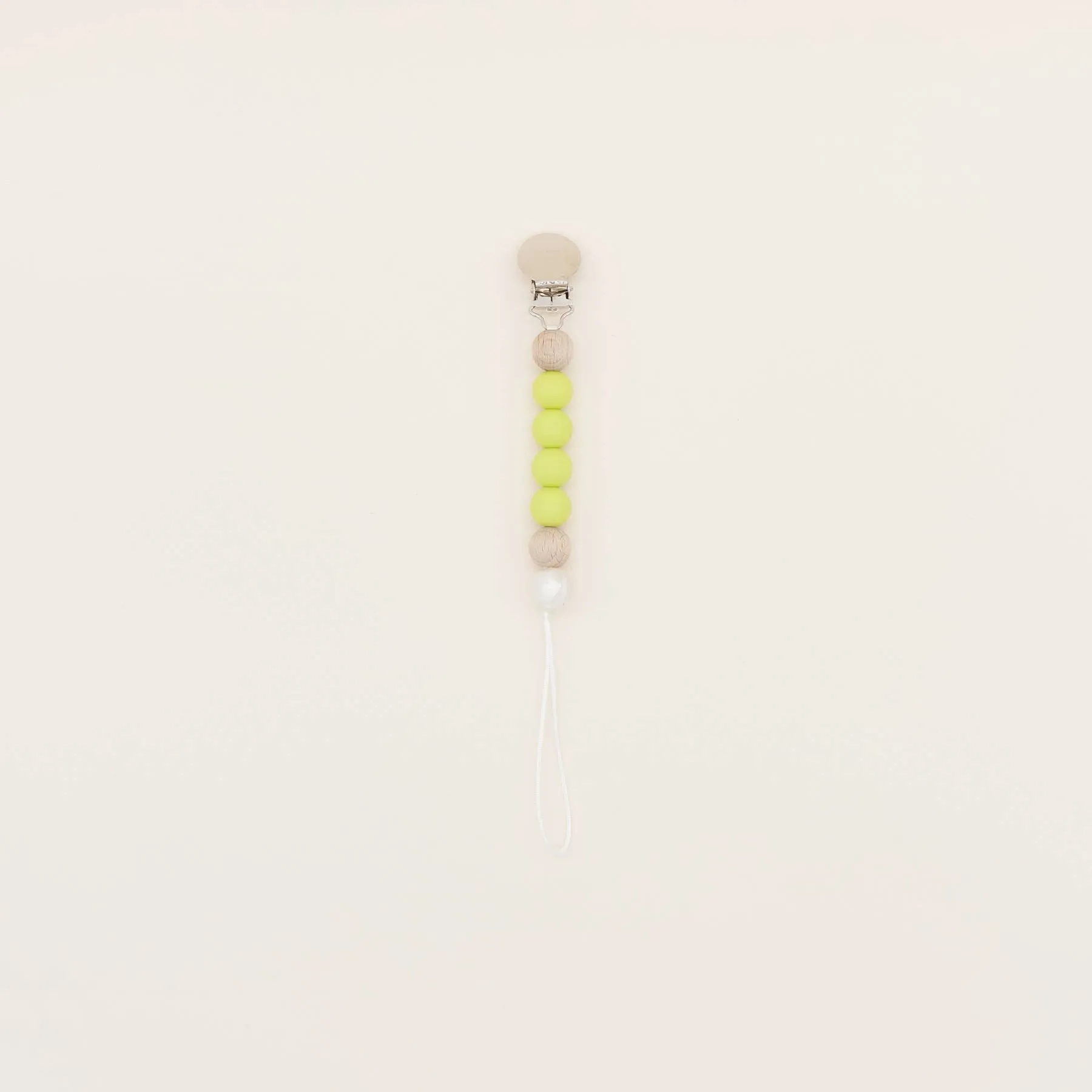 Be Mummy - Mini pacifier holder - Pearl: Pistachio green