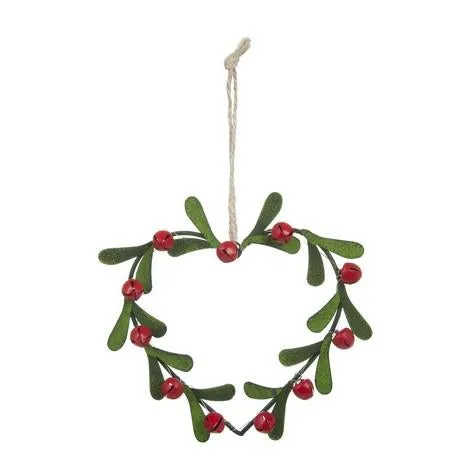 Berries and Heart Wreath Tree Decoration