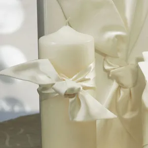 Beverly Clark Tie the Knot Collection Unity Candle Ivory