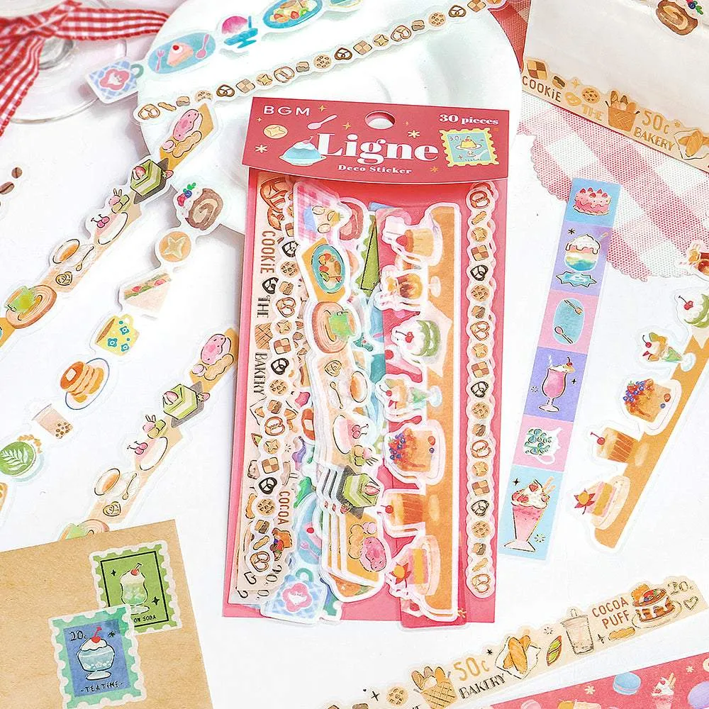 BGM Deco Sticker Ligne Seal: Ligne - Sweets Parlor