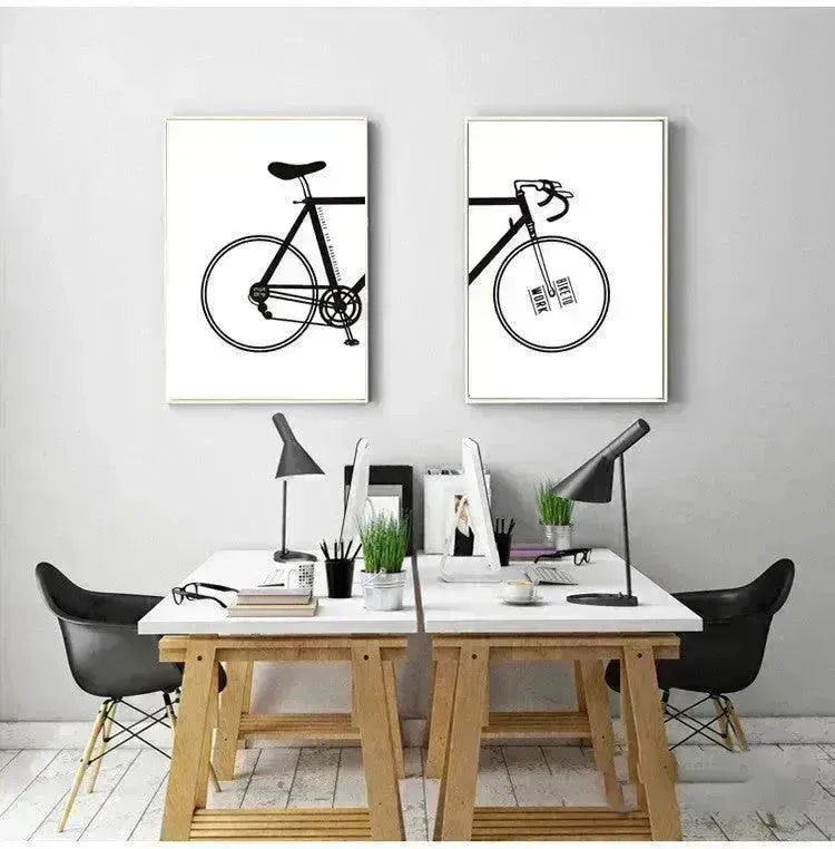 Bicycle decorative painting core Home Decoration Wall Decoration