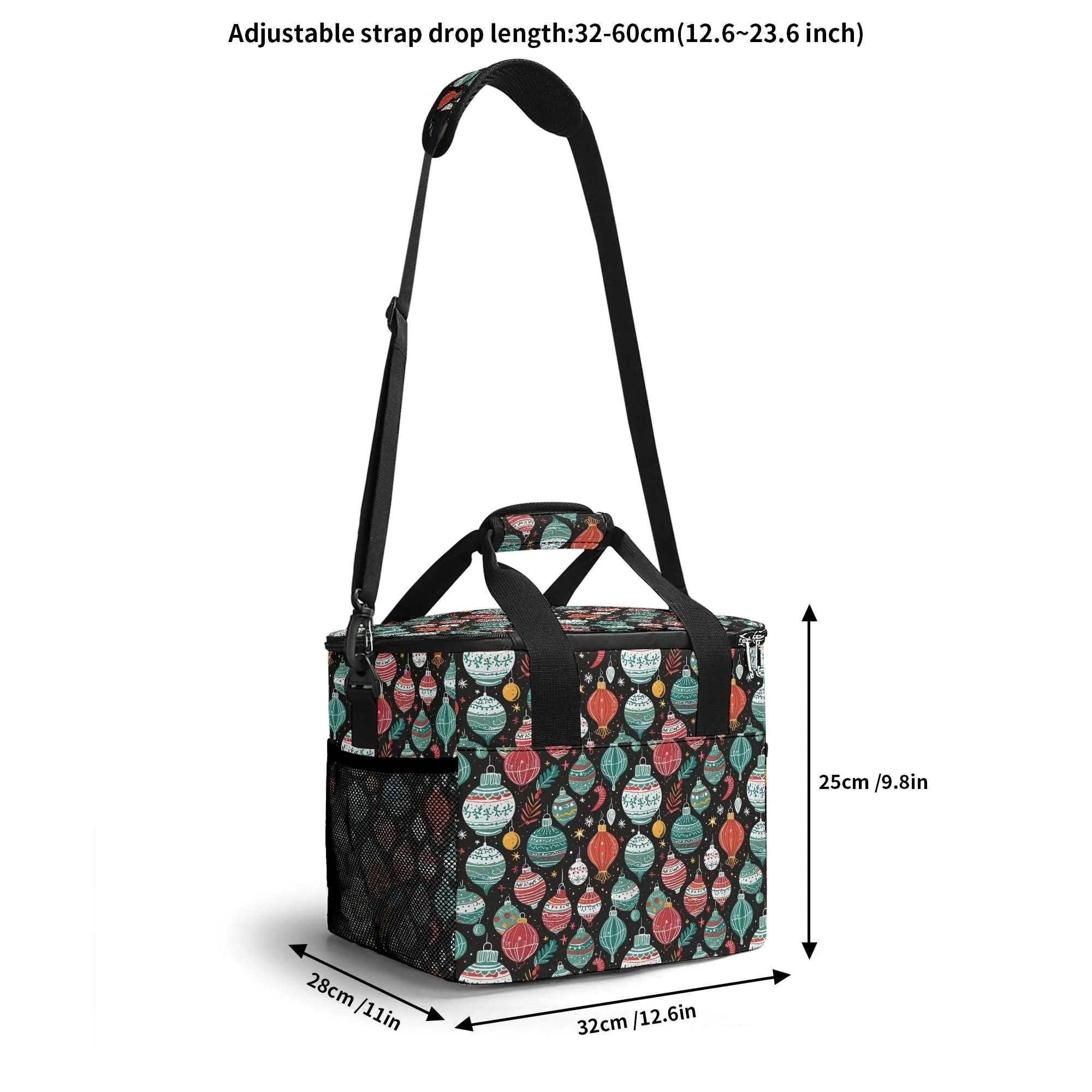 Big Ornament Insulated Leakproof Cooler Bag Lunch Box