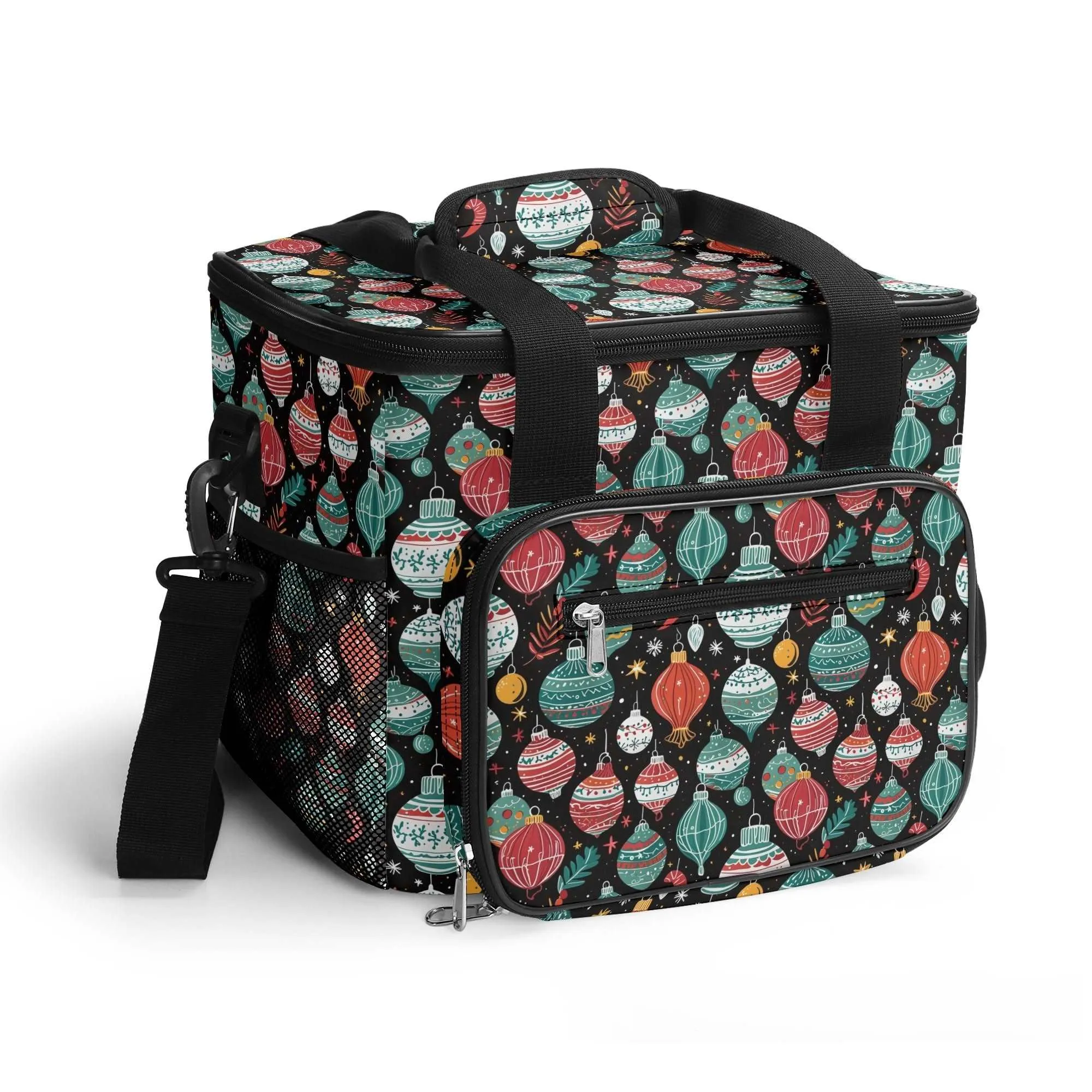 Big Ornament Insulated Leakproof Cooler Bag Lunch Box