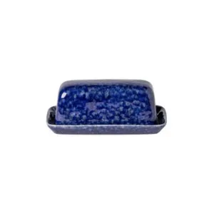 Blue Ceramic Butter Dish