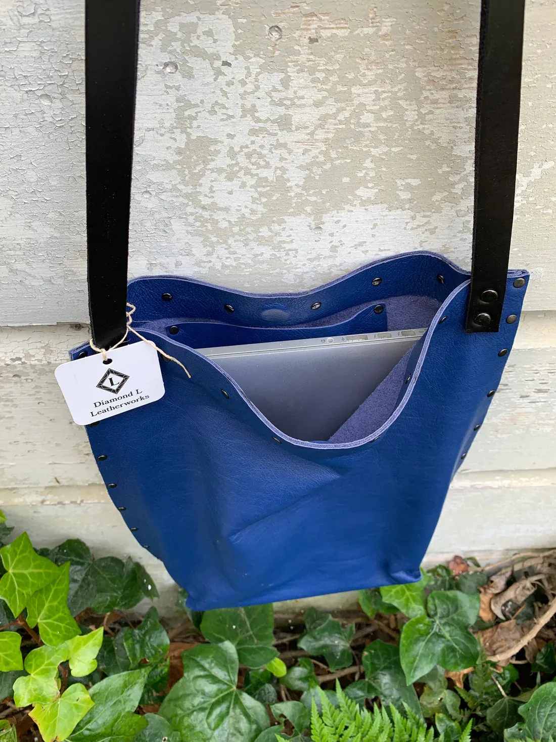 Blue Shoulder Bag