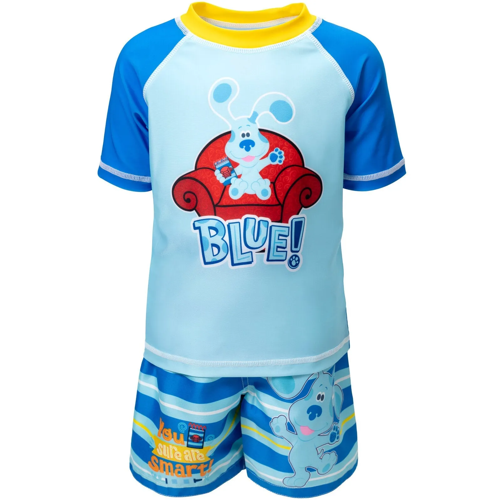 Blue's Clues & You! Rash Guard and Swim Trunks Outfit Set