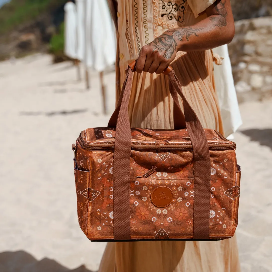 Boho Sun Brown Cooler Bag