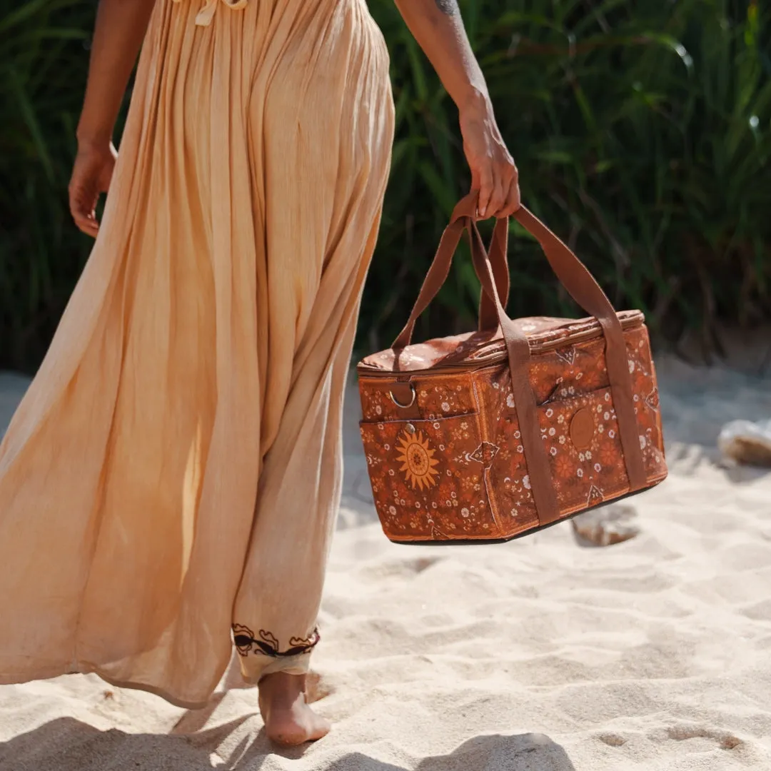 Boho Sun Brown Cooler Bag