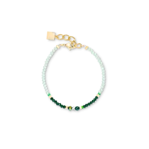 Bracelet Amulet Glamorous Green gold