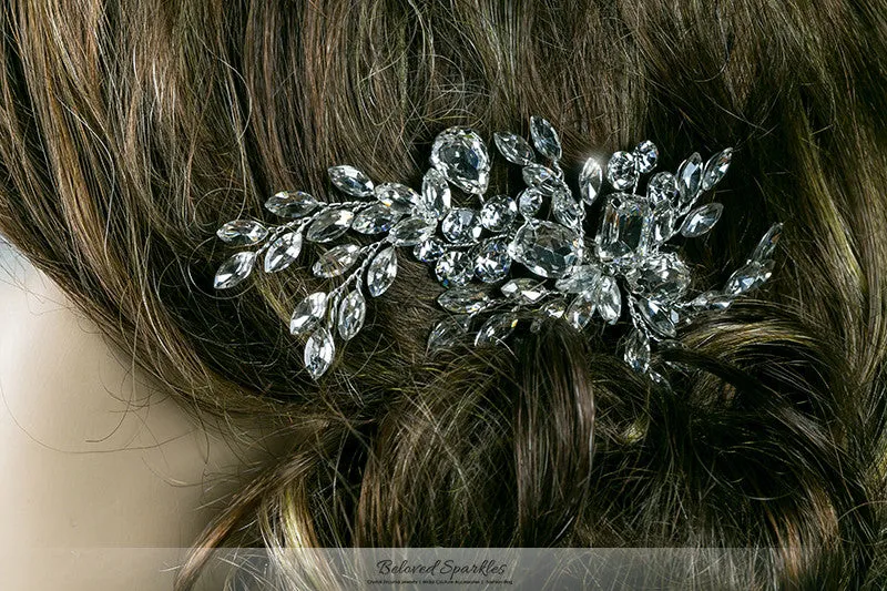 Briana Cluster Hair Clip | Swarovski Crystal