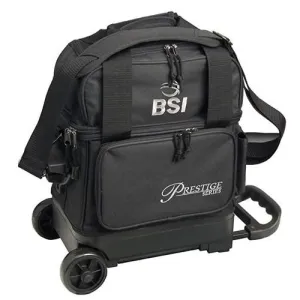 BSI Prestige 1 Ball Roller Bowling Bag Black