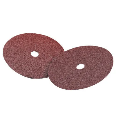 Carborundum Carbo White Fiber Disc, Aluminum Oxide, 4 1/2 in Dia., 60 Grit, 77696000133