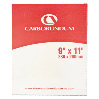 Carborundum Carborundum Aluminum Oxide Paper Sheets, Aluminum Oxide Paper, P50, 05539510874