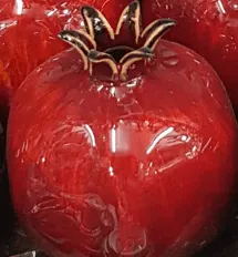 ceramic pomegranates for decoration, Red. Armenian Ceramic