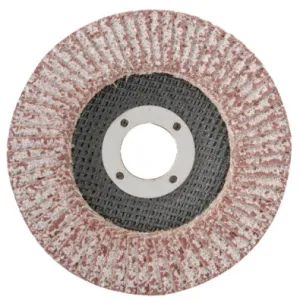 CGW Abrasives Flap Discs, Aluminum, Reg Thickness, T29, 5", 36 Grit, 7/8 Arbor, 12,200 rpm, 43181