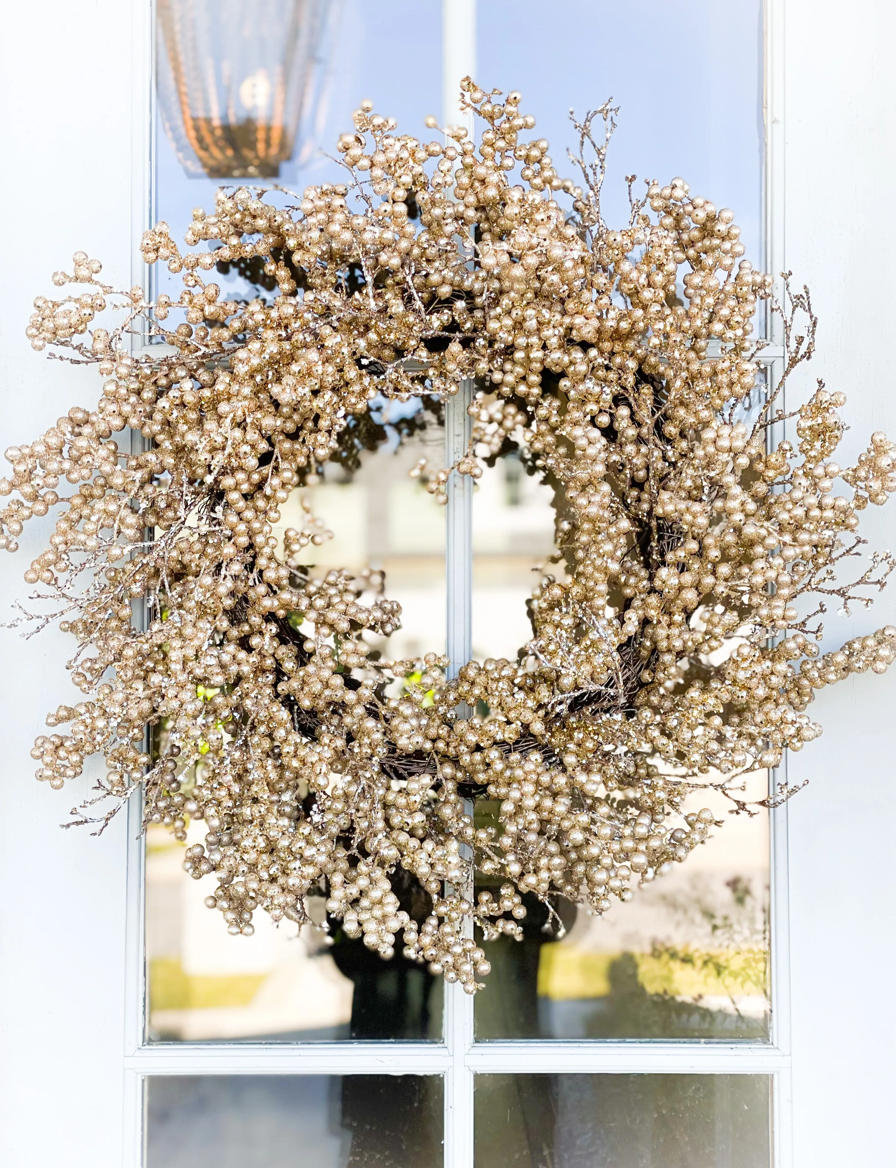 Champagne Glamorous Berry Wreath