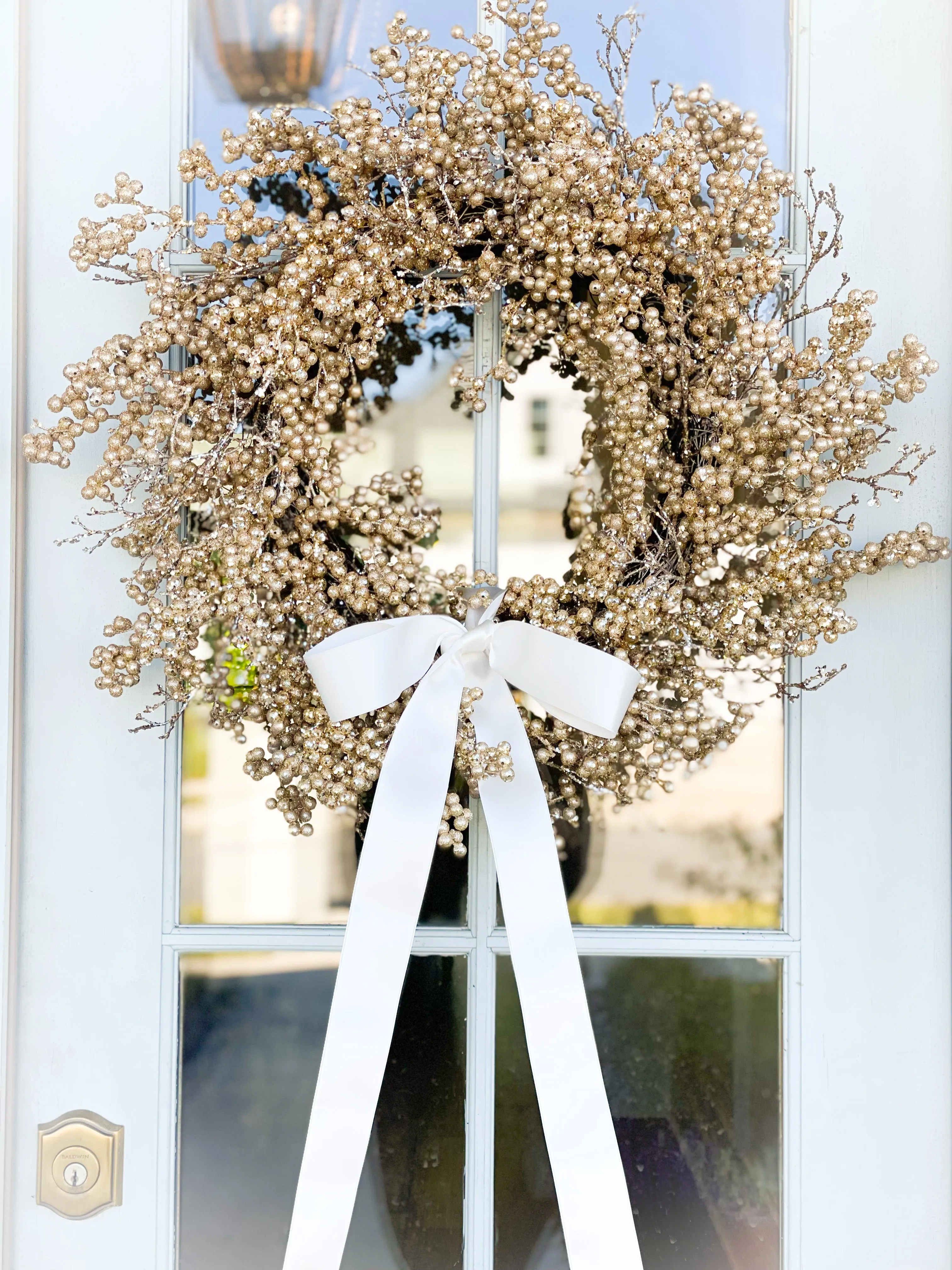 Champagne Glamorous Berry Wreath