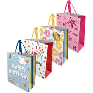 Childrens Medium Gift Bags - 4 Pack