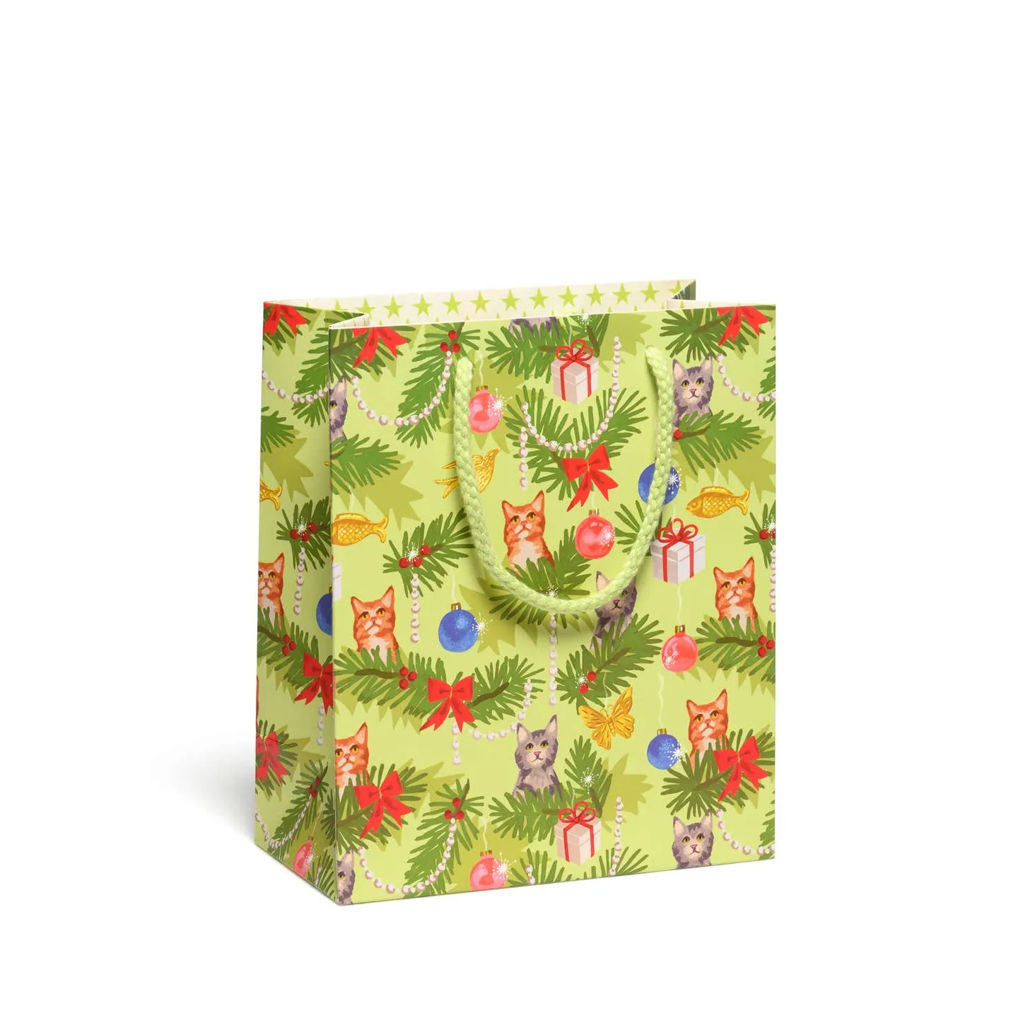 Christmas Cats Gift Bag - Medium