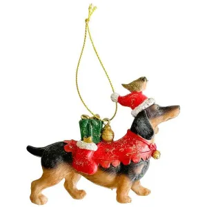 Christmas Festive Dog Ornament